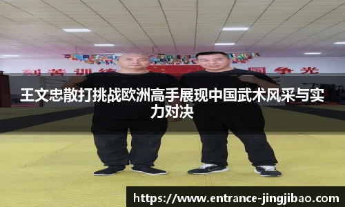 王文忠散打挑战欧洲高手展现中国武术风采与实力对决